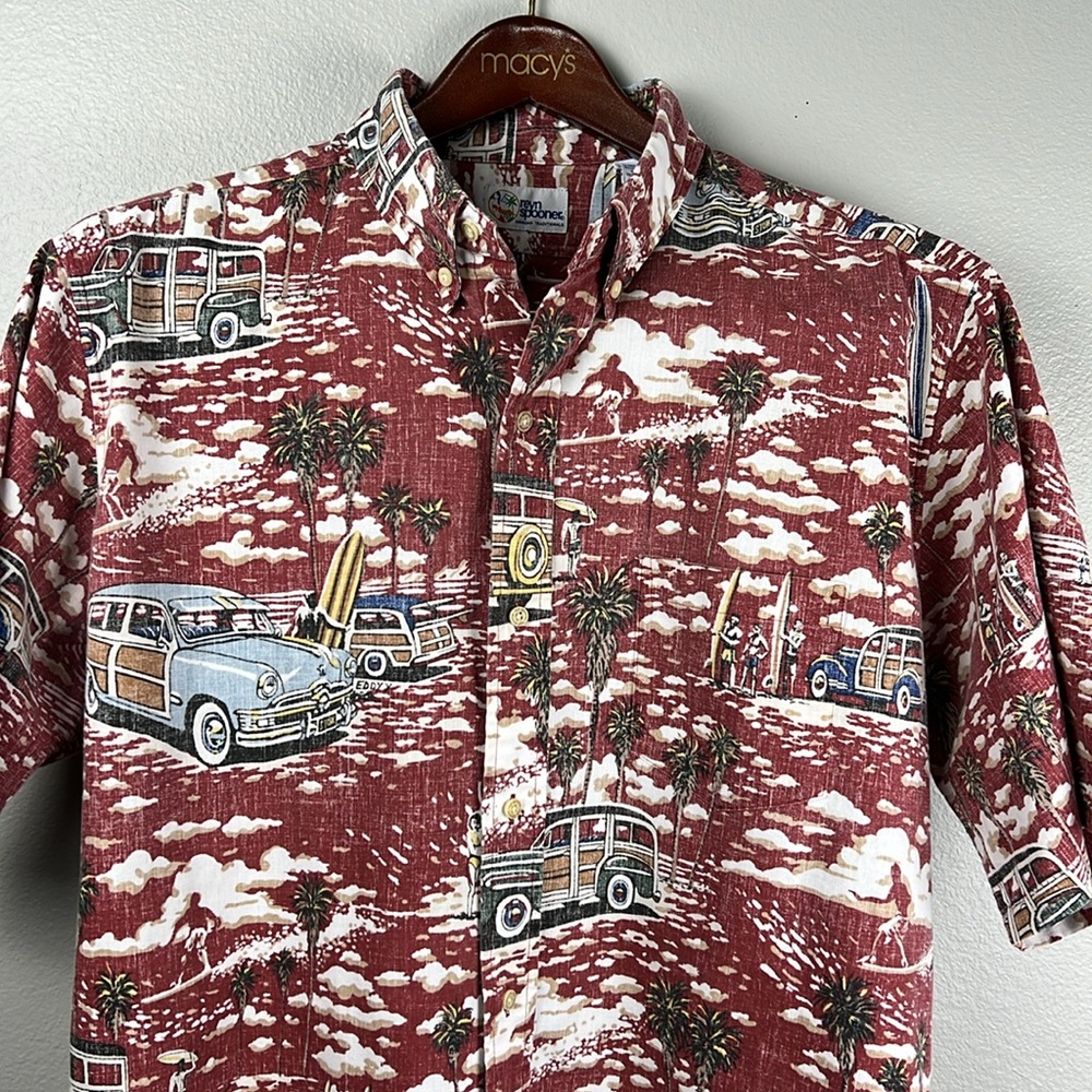 Reyn Spooner Vintage "Classic Cars" aloha shirt - size XL